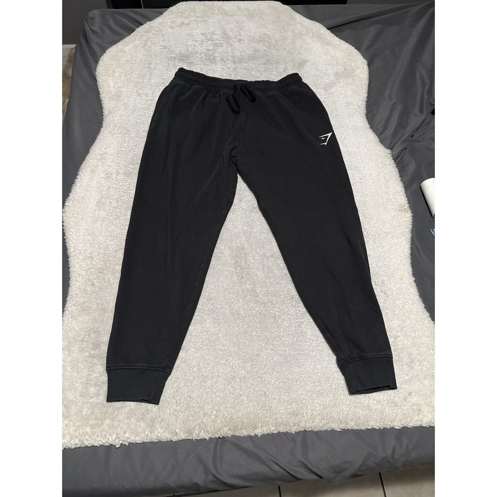 Gymshark Women's Black Tapared Black Athletic Jogger Pants Size Large